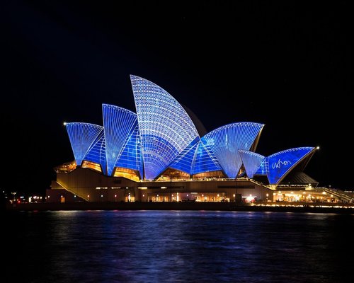 Sydney Harbour premium view with iconic architecture